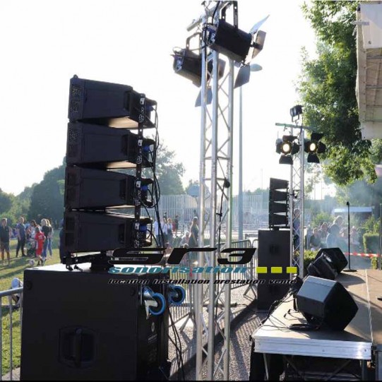 système Line Aray 8 têtes HDL6 + 4 Sub 8004 as