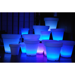 Pack de 2 grands pots à LED...