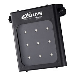 Projecteur led uv pourvu de 9 leds 1watts