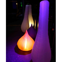 Deco gonflante lampe design 1m70
