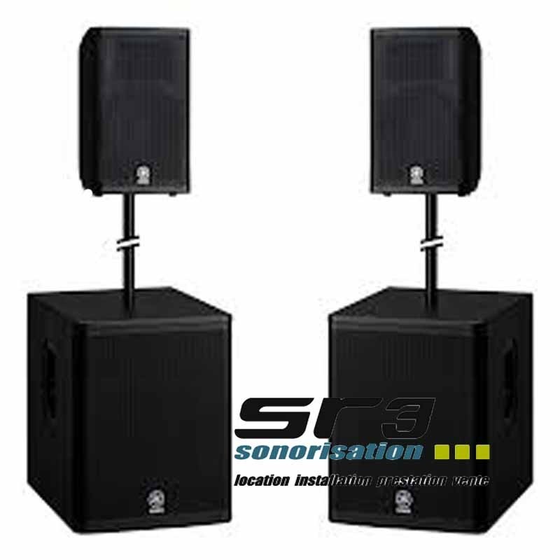 2 enceintes DXR12 + 2 SUB DXS15 Yamaha