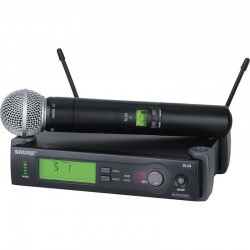 MIcro HF Pro Shure SLX main en SM58