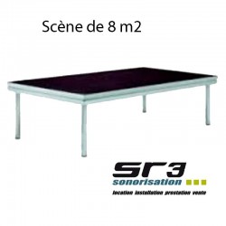 Podium Estrade 4m x 2m soit...