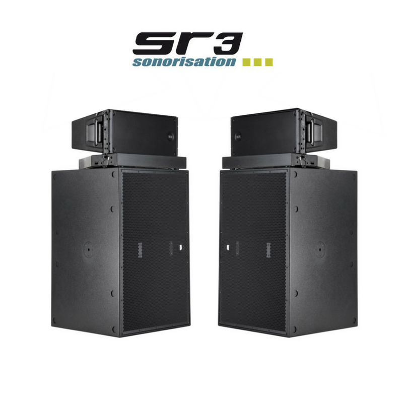 Line Array D-Line RCF Système amplifié 6400 watts