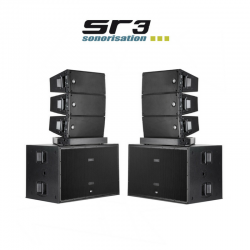 Line Array D.Line RCF Système amplifié 9200 Watts